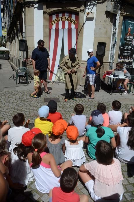 Alberto San Juan clausura la edición más multitudinaria del "Festiclown". // Noe Parga