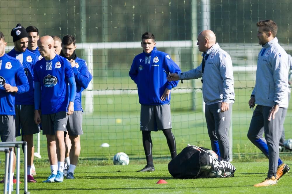 La plantilla deportivista regresa a los entrenamientos para comenzar a preparar la visita al Racing de Santander del próximo sábado.