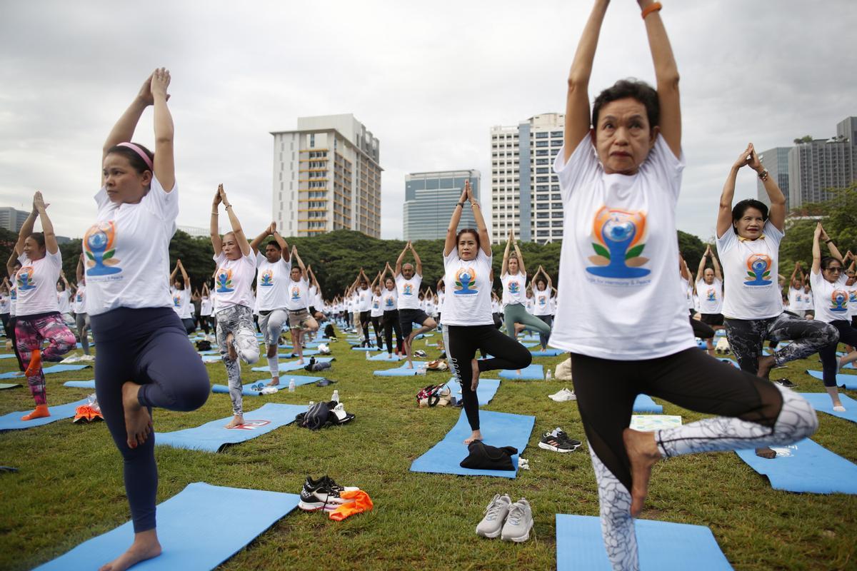 Día Internacional del Yoga en la India