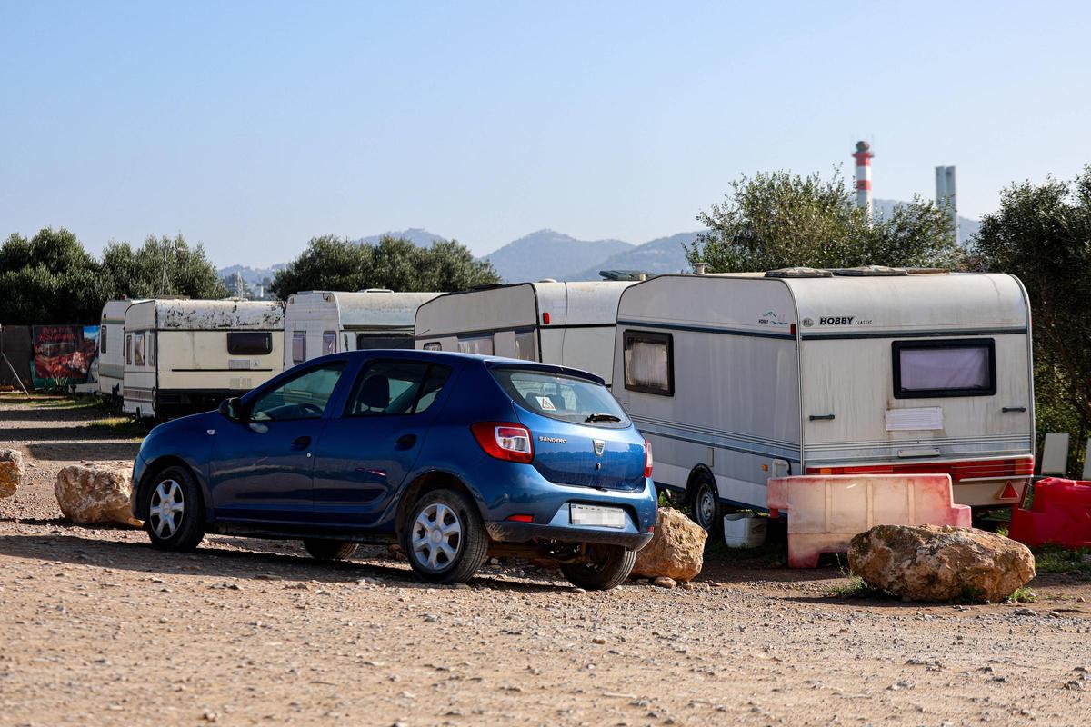 Mira aquí las imágenes del nuevo aparcamiento disuasorio de sa Jovería