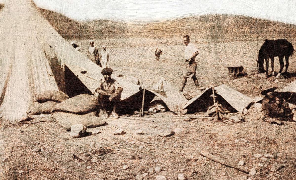 Campo de inernamiento de Colomb-Béchar, en Argelia