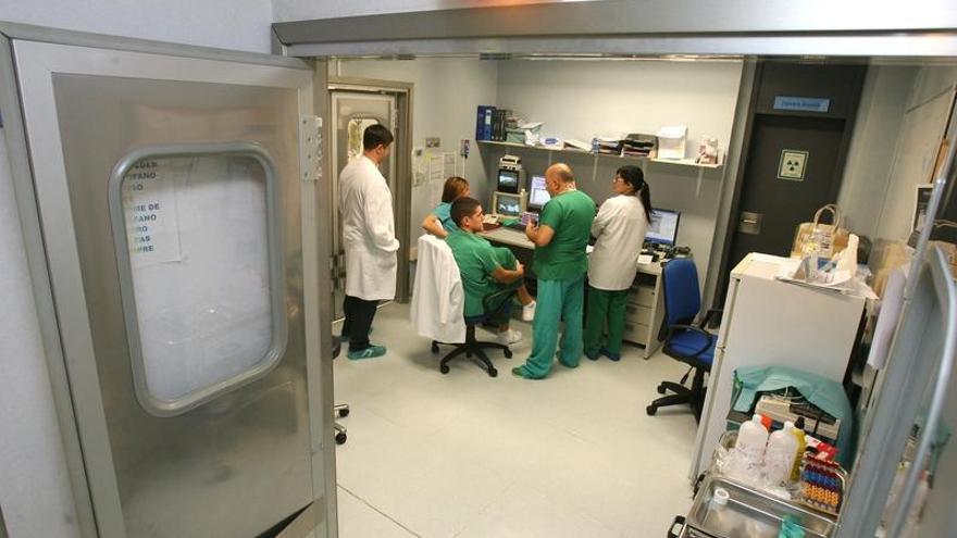 Instalaciones de radioterapia en un hospital del Sergas. jesús de arcos