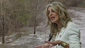 Yolanda Díaz advierte sobre la peligrosidad de ir al trabajo con la actual alerta climática