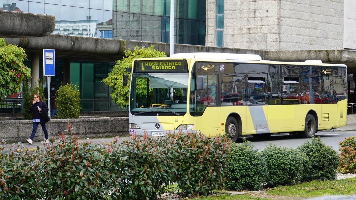 Buses urbanos en Santiago