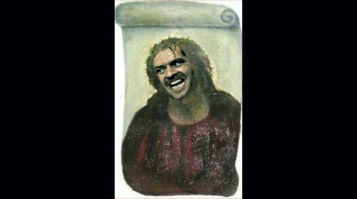 L’’eccehomo’, amb la cara de Jack Nicholson a la pel·lícula ’El resplendor’.