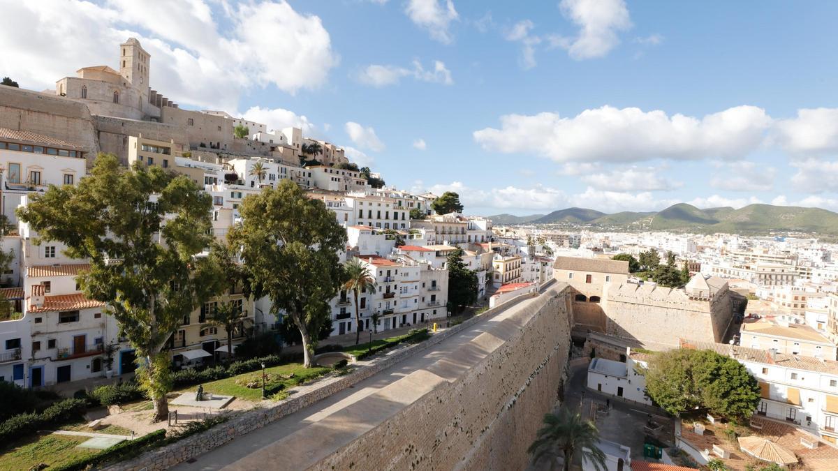 Vista de Ibiza.