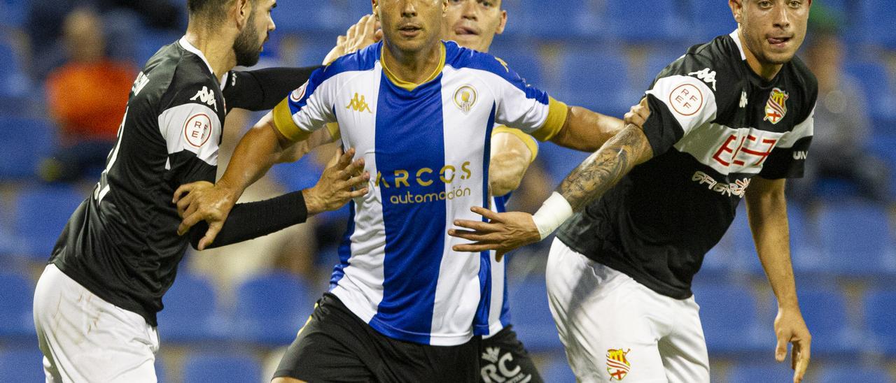 Truyols durante el partido del pasado domingo ante el Manresa en el Rico Pérez