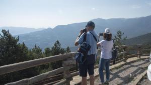 SALDES . REPORTATGE BUS DE PEDRAFORCA . GOSOL . SALDES . MIRADOR DE GRESOLET . AUTOCAR . TRANSPORT PUBLIC . TURISME RURAL