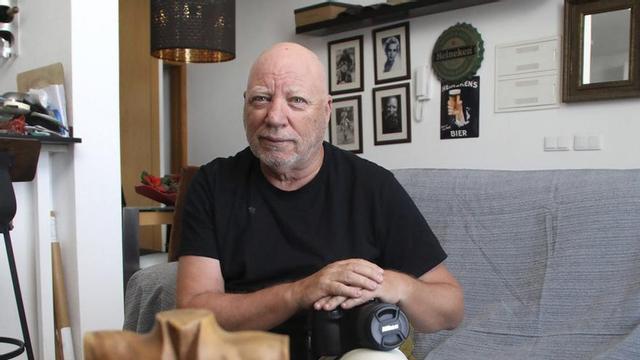 Pérez de Lema en su casa.
