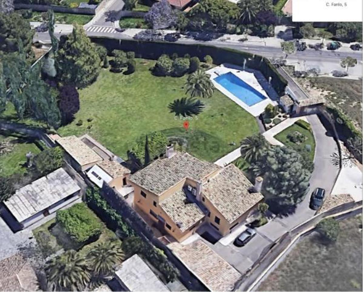 Vista panorámica de la mejor mansión de Zaragoza en venta