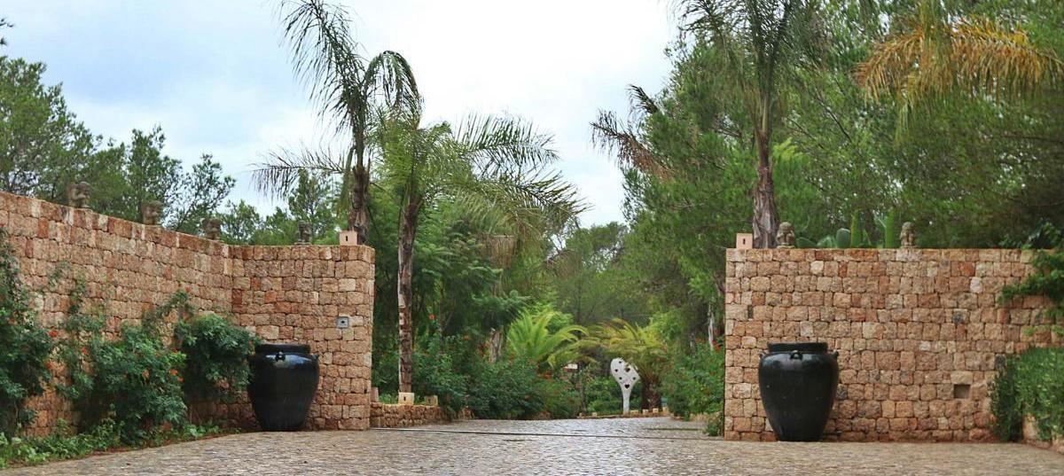 Detalle de la entrada de Casa Paola.