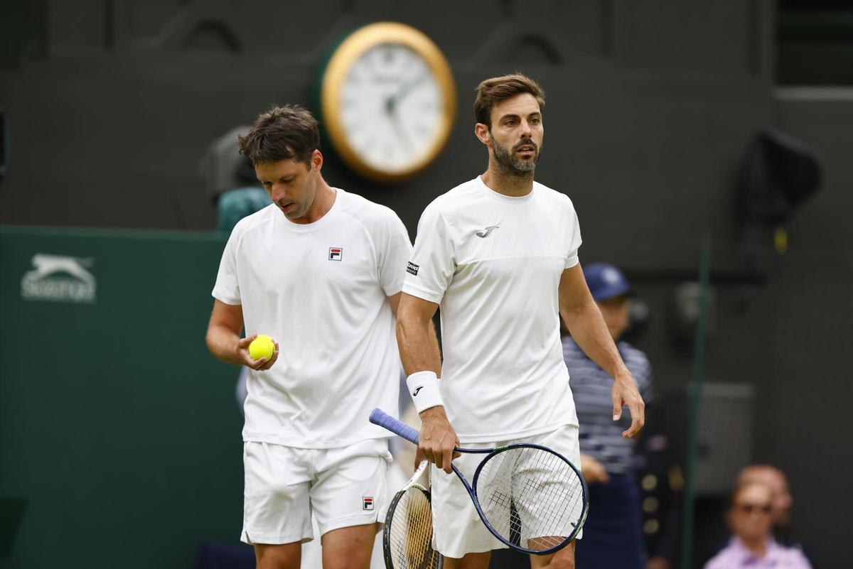 Marcel Granollers y Horacio Zeballos, en Wimbledon 2023