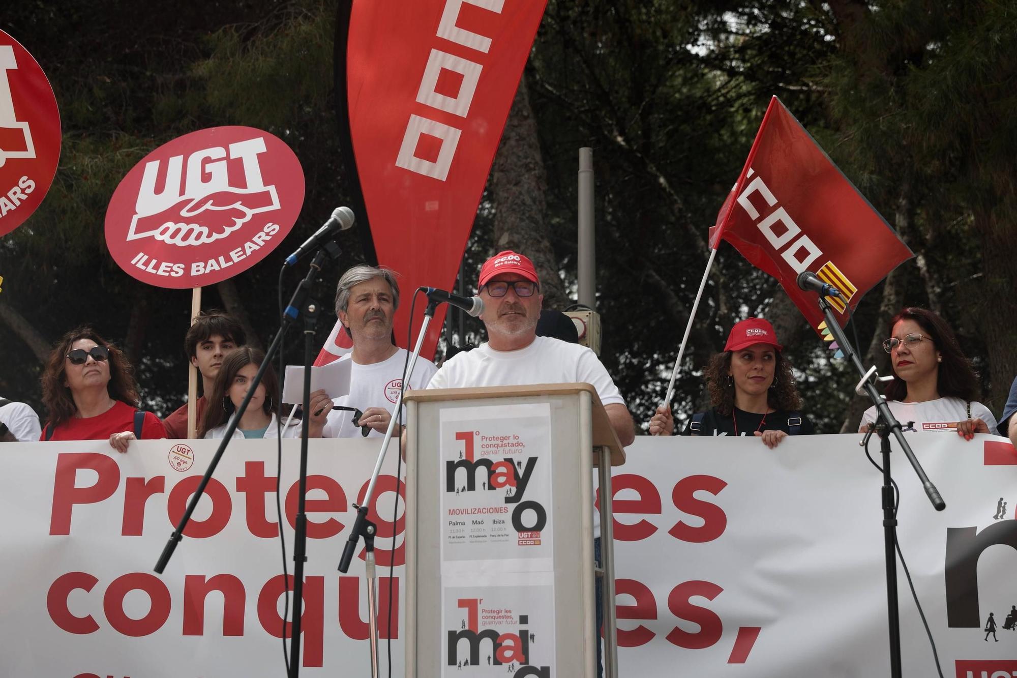 Manifestación del Día del Trabajador en Palma