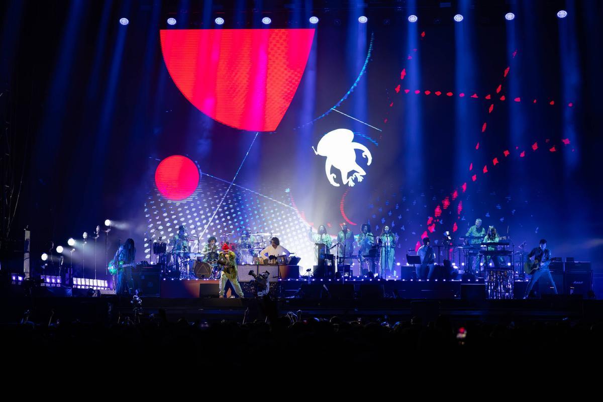 Gorillaz, durante su concierto en la tercera jornada del Primavera Sound 2026