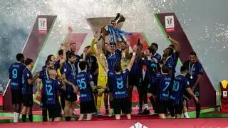 El valenciano Josep Martínez, titular y campeón de la Copa de Italia con el Inter