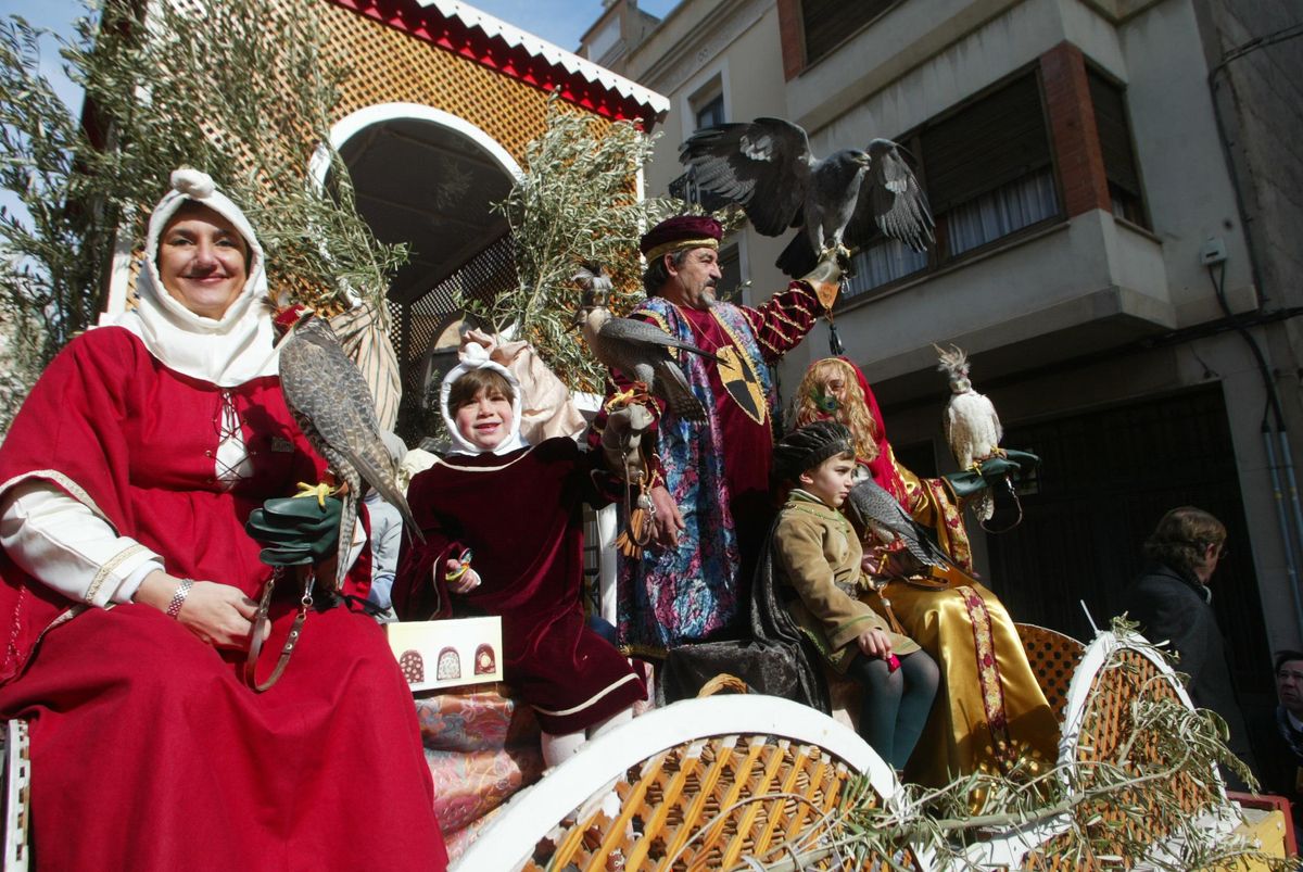 Miembros de l'Aljama en el Pregó, en fotografía de archivo.