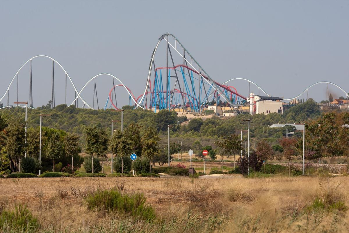 Tarragona  Tarragones  07 09 2012   -  Terrenos a lado de Port Aventura  destinados a nuevo parque tematico Barcelona World   BCN WORLD  Foto  Xavi Moliner El Periodico