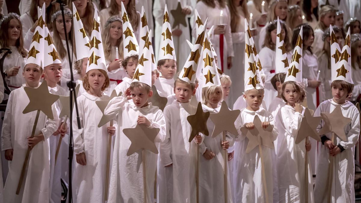 Así ha sido el concierto de Navidad de los alumnos del Colegio Sueco en la Catedral de Mallorca