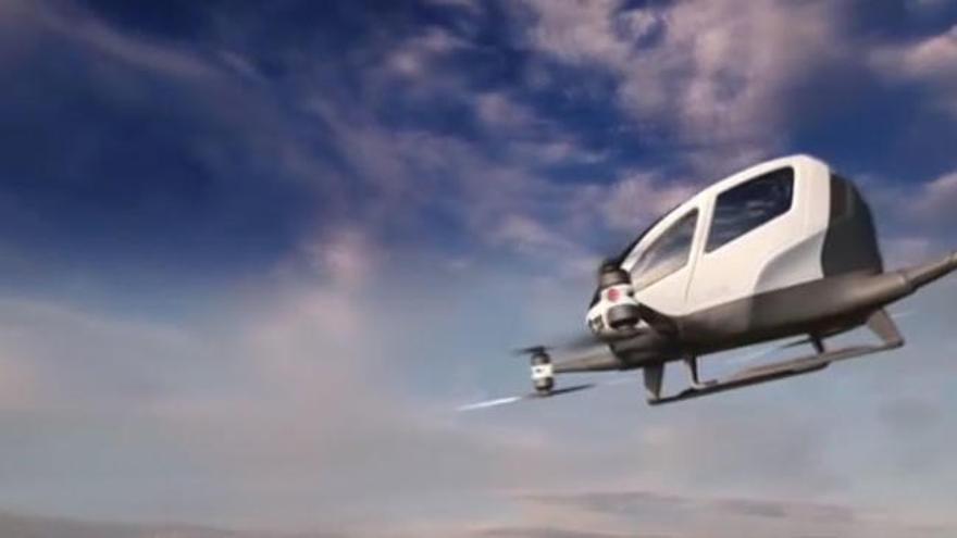 Un dron-taxi surcará los cielos de Dubái a partir de julio