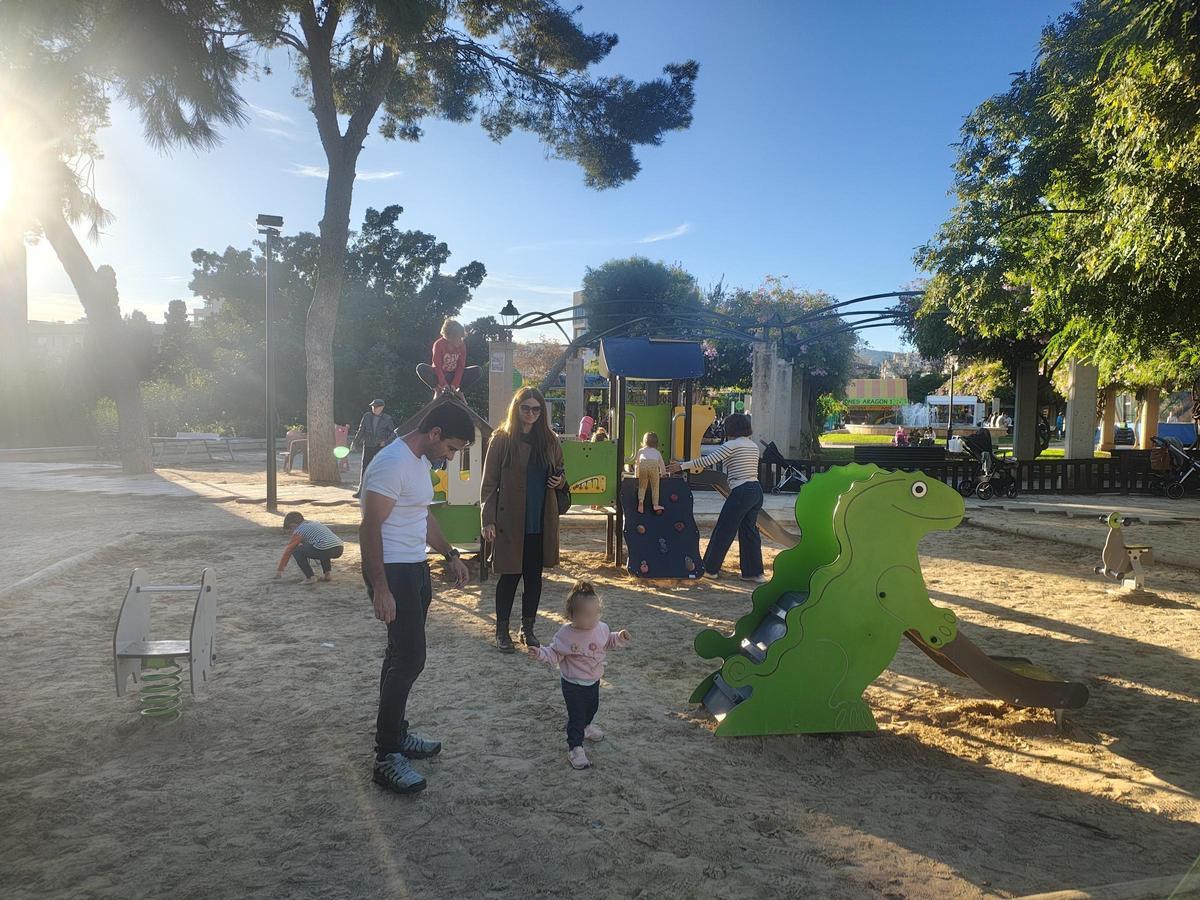 El parque de sa Feixina se llenó de niños.