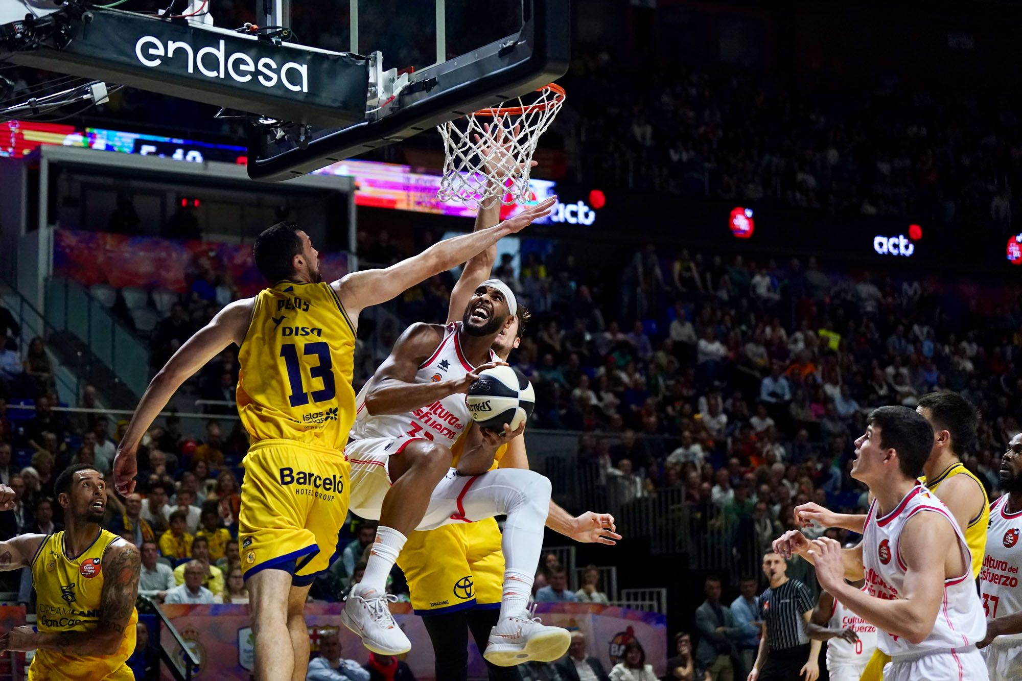 Gran Canaria - Valencia Basket en la Copa del Rey 2024. Álex Zea