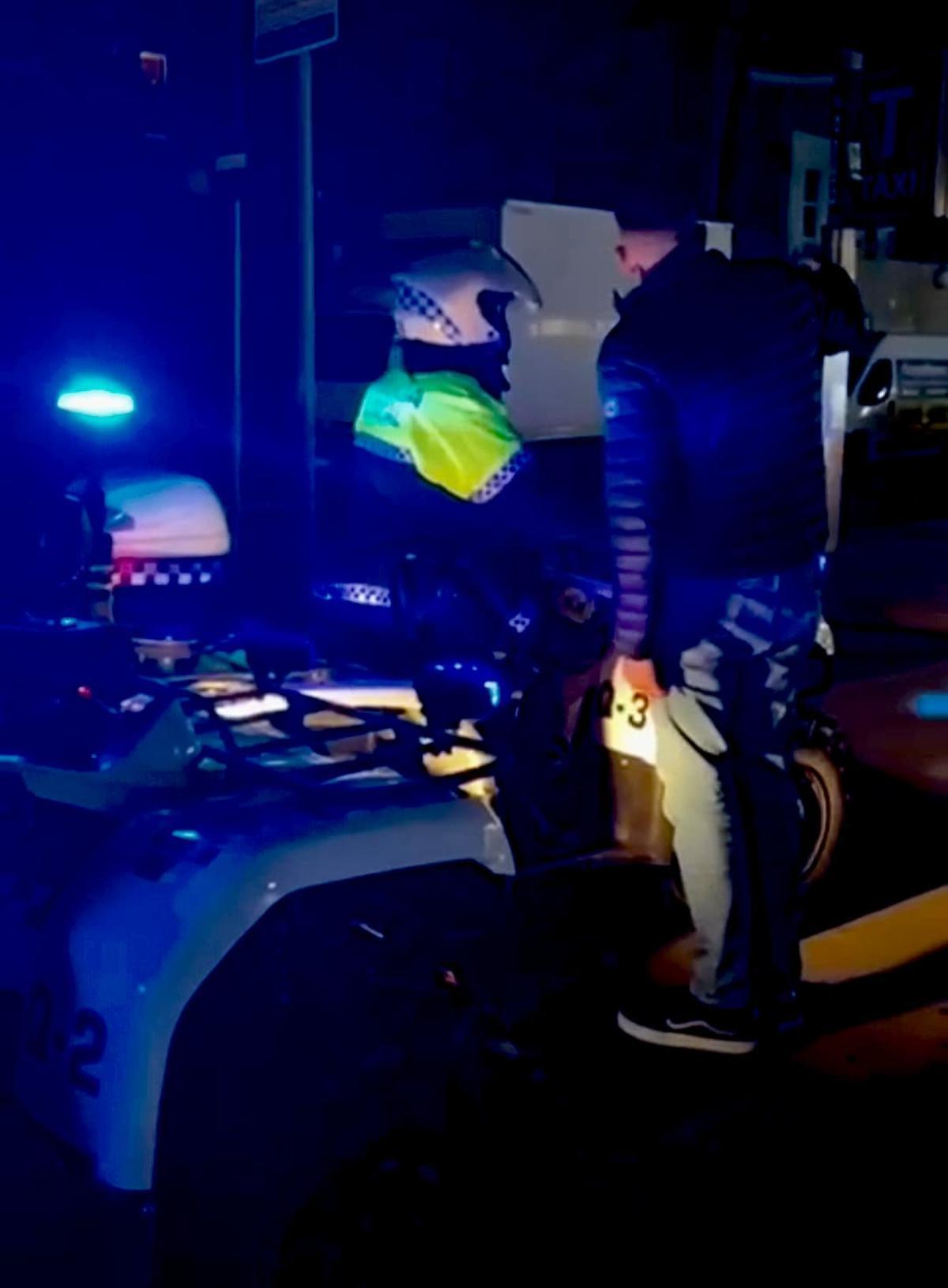 Cullera realizó un importante despliegue de efectivos de la Policía Local.