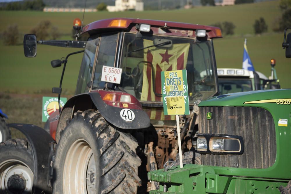 Tractorada a Lledoners.