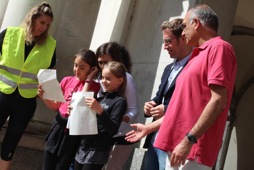 Escolars de Figueres contra el canvi climàtic