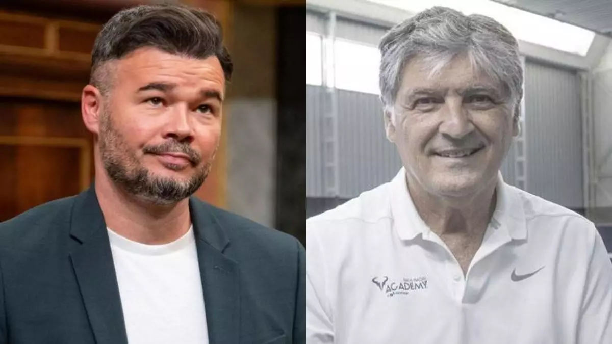 Gabriel Rufián atiza a Toni Nadal tras declarar que en Mallorca se habla catalán