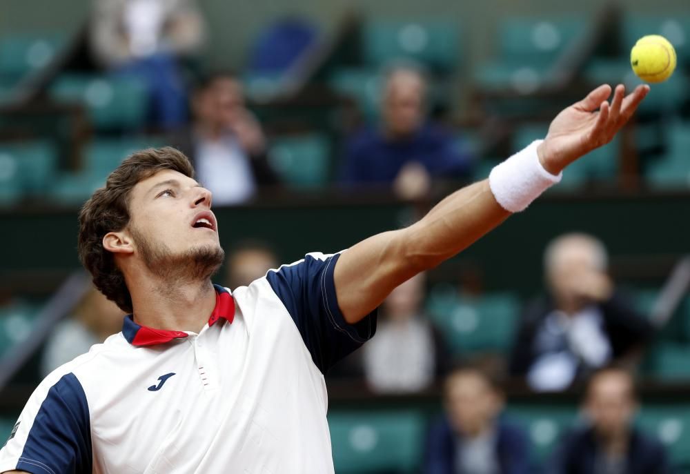 Partido de cuartos de final de Roland Garros entre Nadal y Carreño