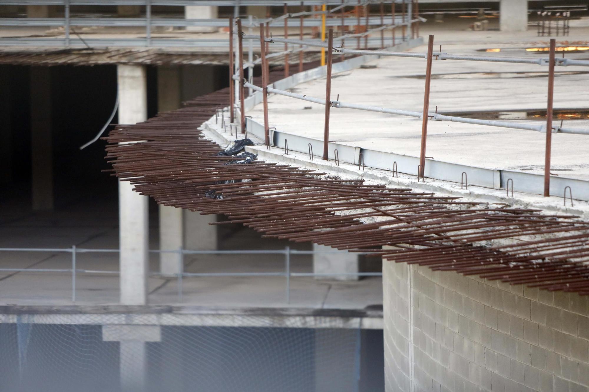 Así está el nuevo Mestalla: Degradación y óxido