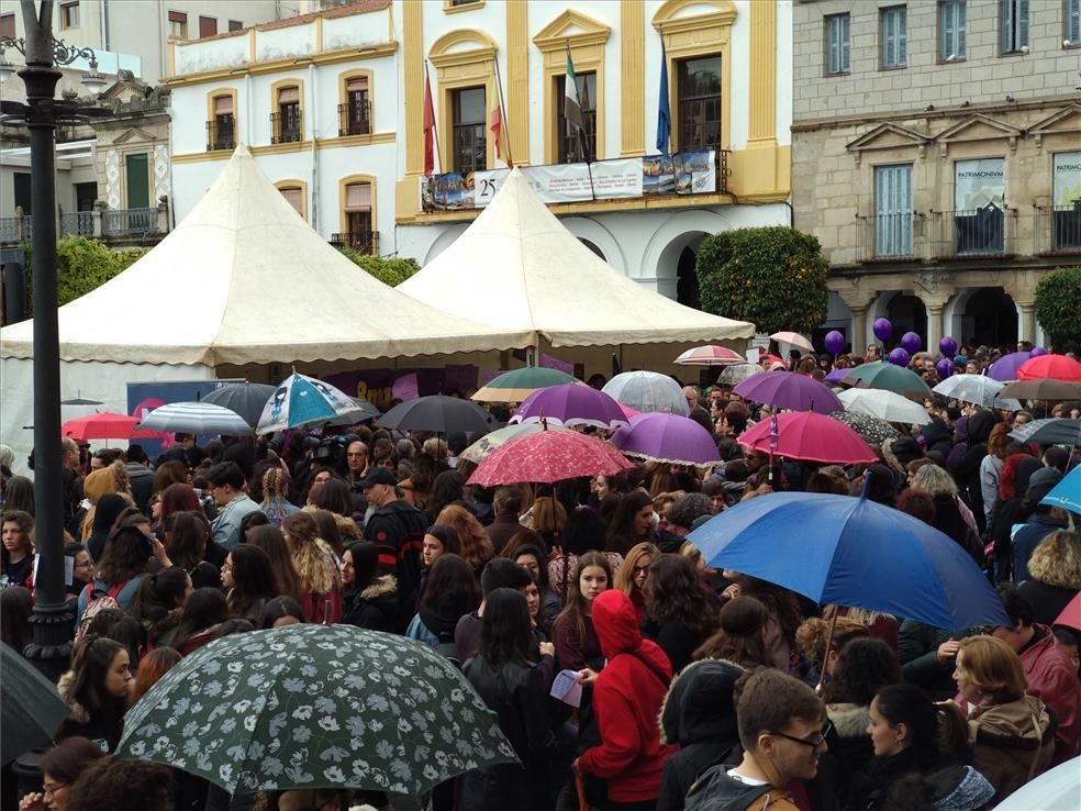 Huelga feminista en Extremadura