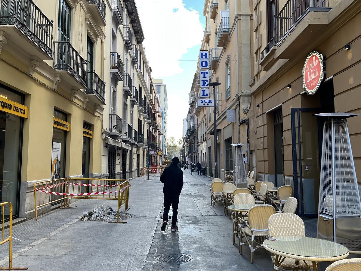 Calle Trinidad Grund. Los vecinos protestan por la tala de Brachychiton