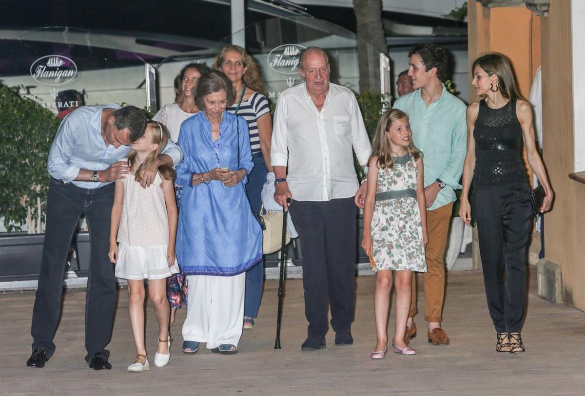 La Familia Real se reúne en Mallorca