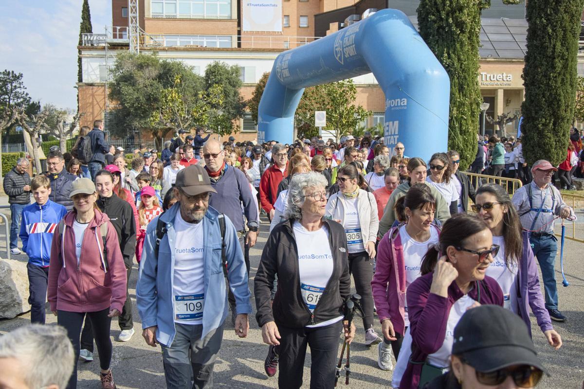 Les imatges de la Marxa Solidària pels 70 anys del Trueta