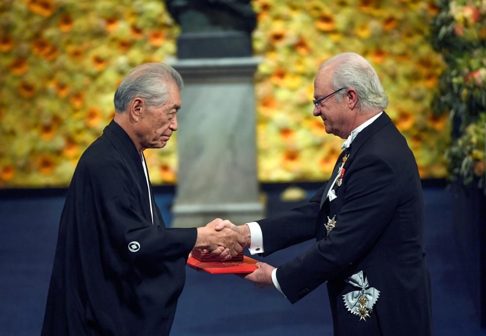 Ceremonia de entrega de los premios Nobel 2018 ...