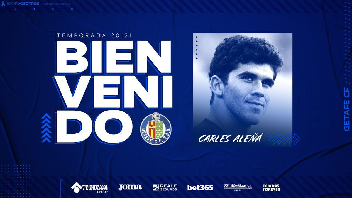 El Getafe ya pone de 'azulón' a Carles Aleñá