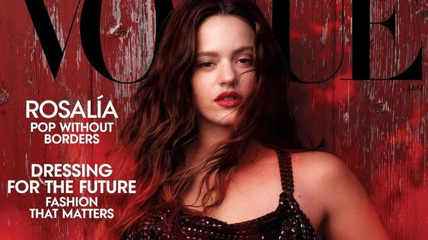Rosalía enlluerna a la portada de «Vogue» dels EUA