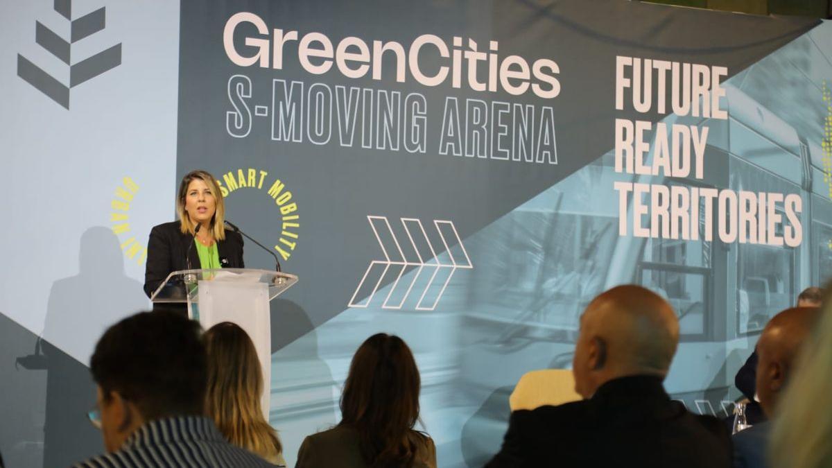 Intervención de la alcadesa de Cartagena en el foro S Moving de la feria Greencities 2025