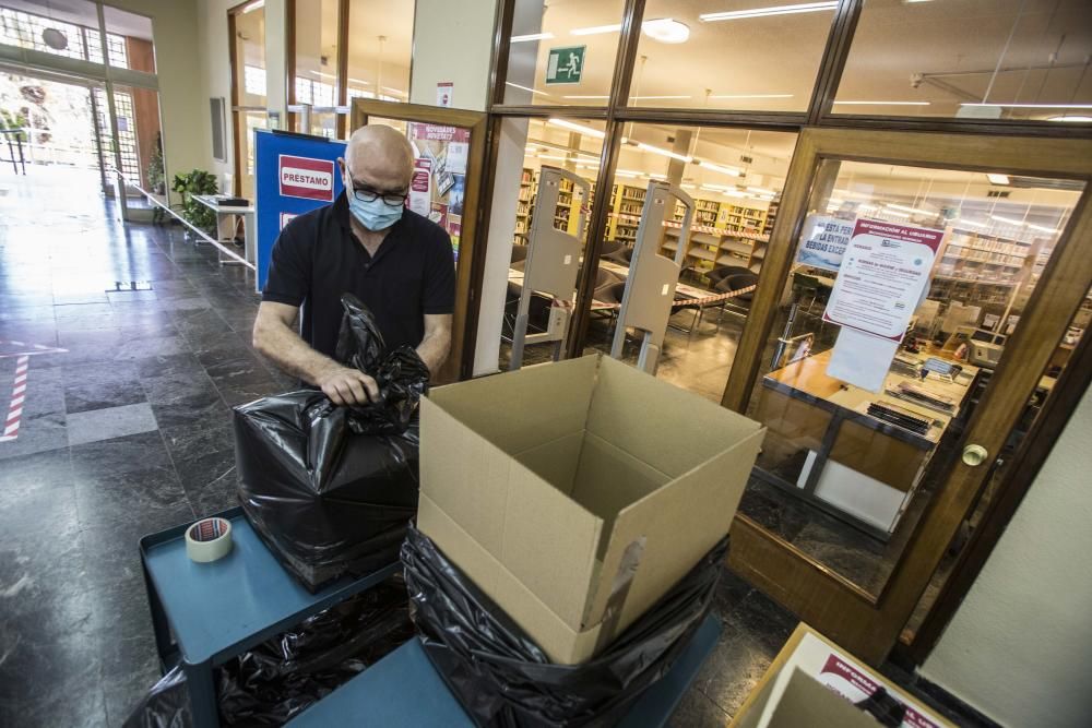 Apertura de bibliotecas con libros en cuarentena