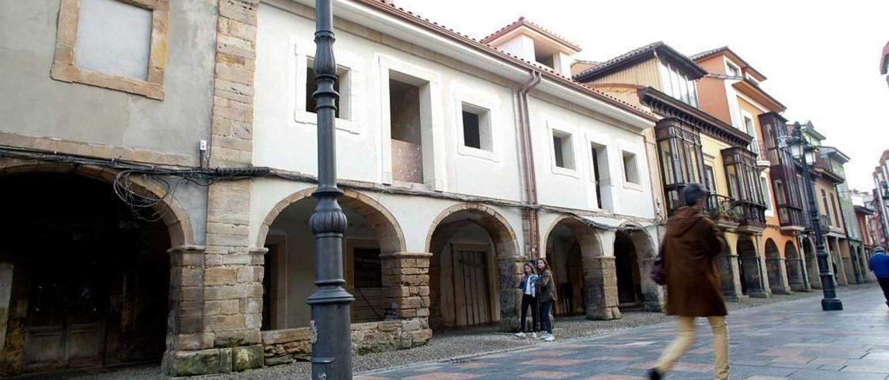 Las casas gemelas de la calle Galiana, donde se habilitará el establecimiento hotelero.