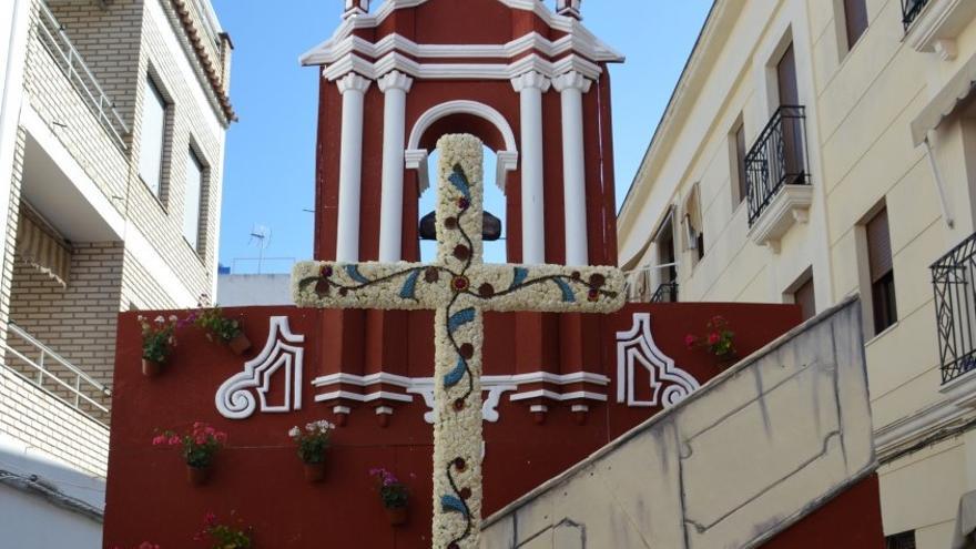 Cruz de la hermandad de la Borriquita, merecedora del primer premio del concurso de Fernán Núñez. 