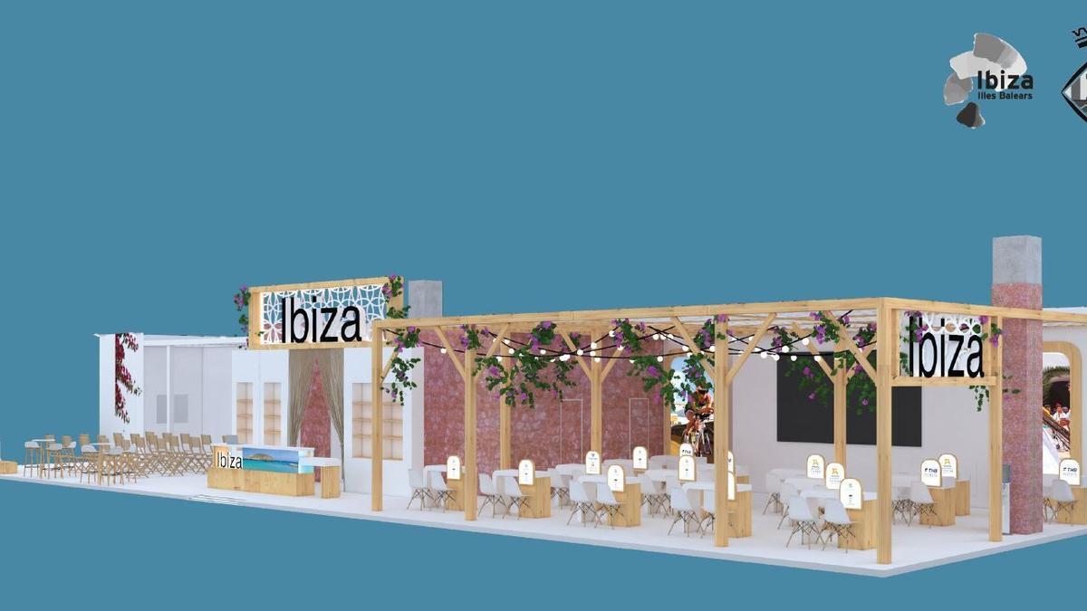 Estand de Ibiza en Fitur.