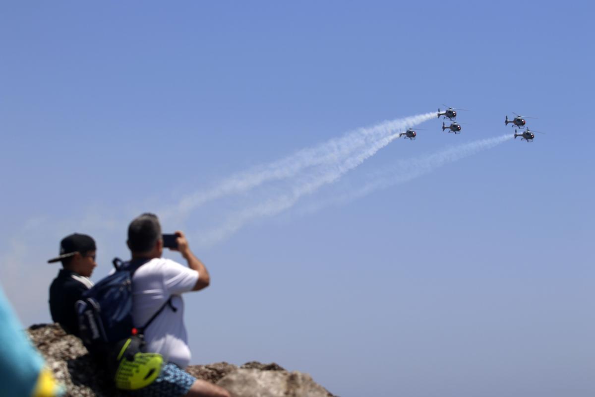 Archivo - Foto de archivo del Festival Aéreo Internacional de Torre del Mar de 2019.