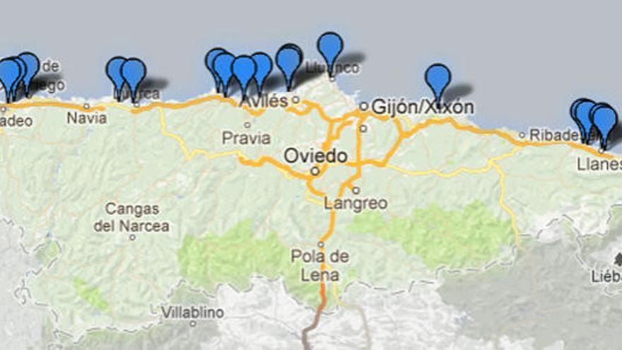 El Principado de Asturias obtiene 18 banderas azules