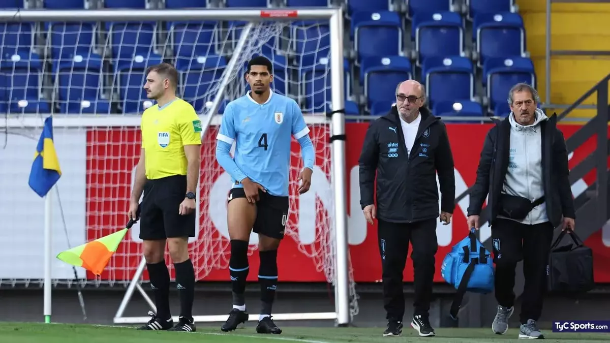 La lesión de Araujo con Uruguay