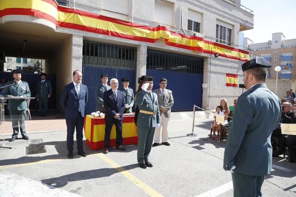 Misa y acto castrense en el cuertel de la Compañía de la Guardia Civil de Torrevieja y la Vega Baja el día de la Virgen del Pilar