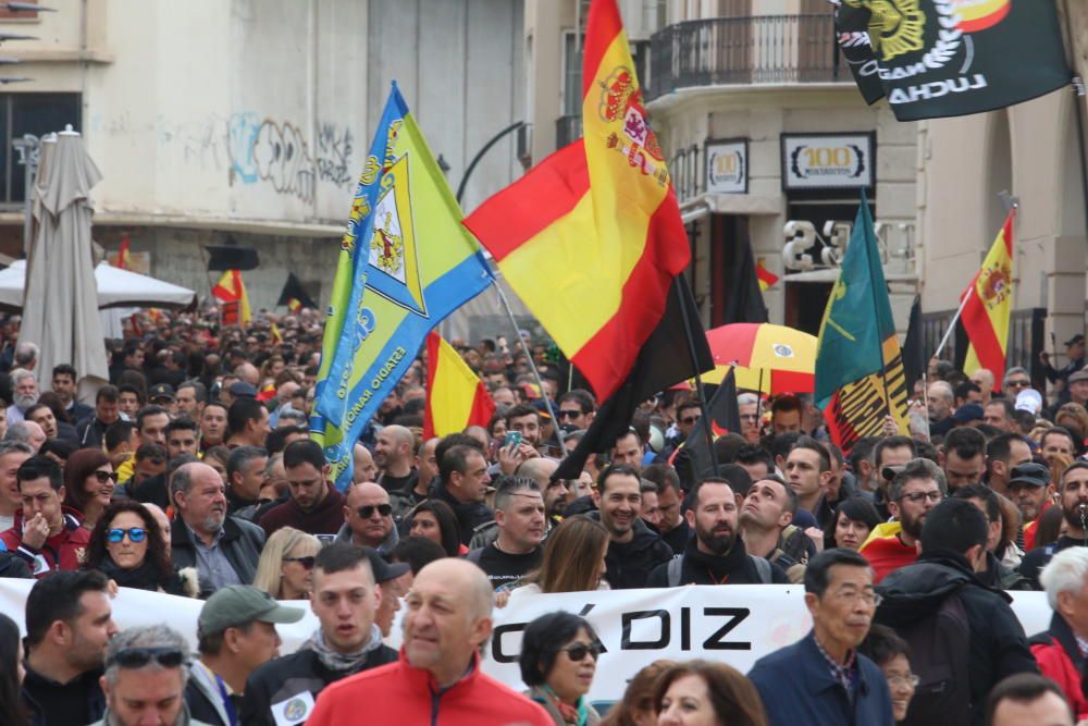 Manifestación de Jusapol en Málaga