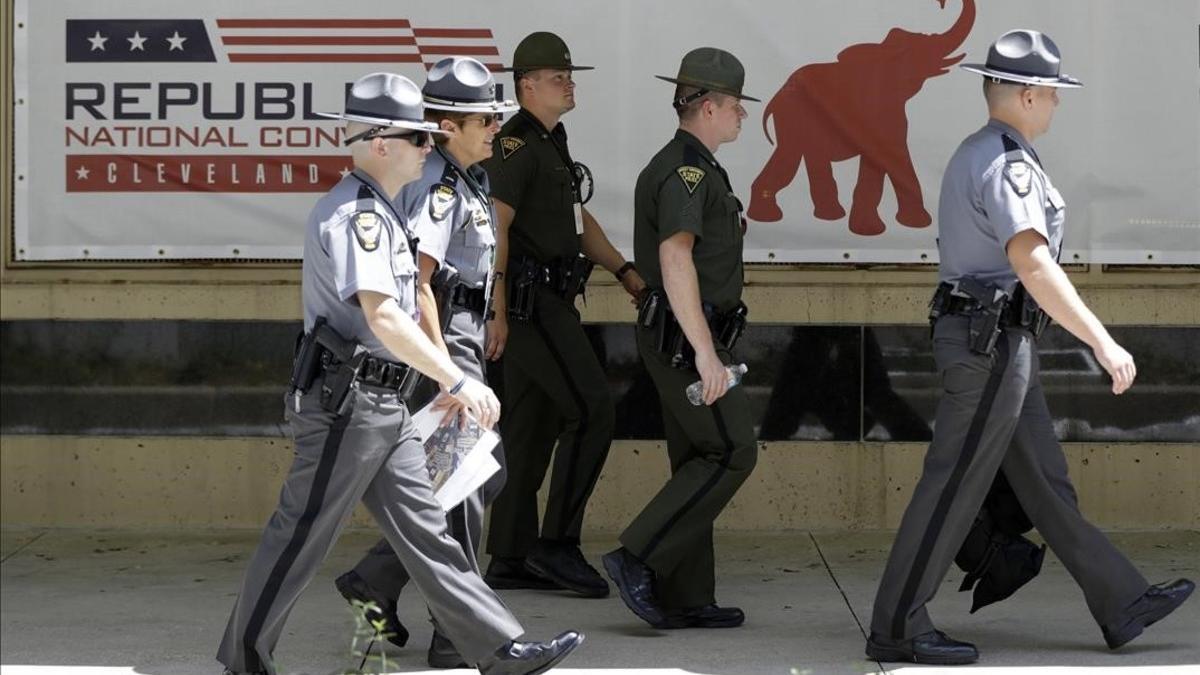 Fuertes medidas de seguridad para la convención republicana.