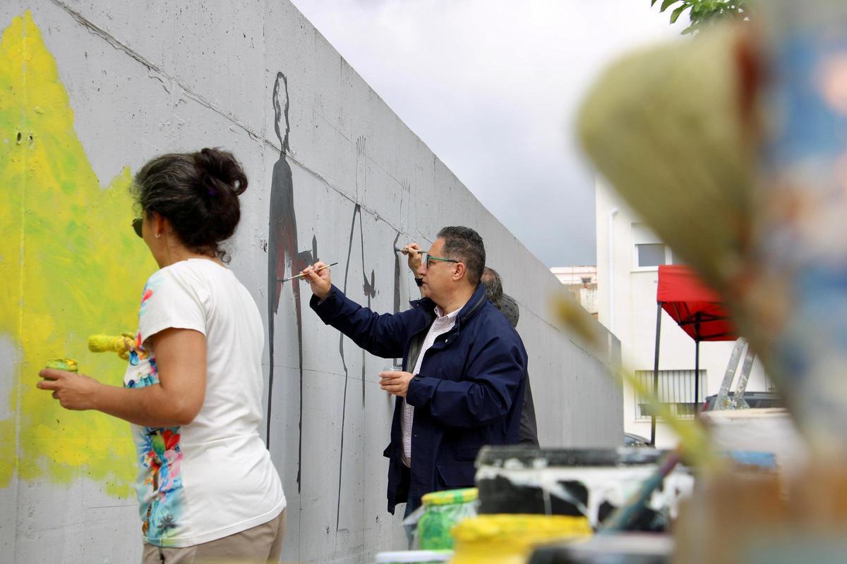 El concejal de Barrios participó en la iniciativa.